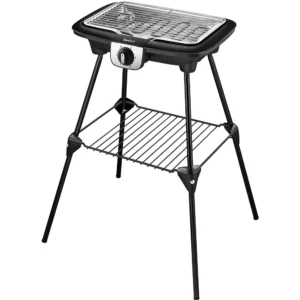 Barbecue électrique TEFAL BG931812 easygrill 2 en 1 sur pieds