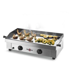 Plancha gaz Krampouz Saveur Double inox 2 brûleurs 64 x 34