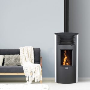 Poêle à granulés silencieux étanche Roméo 8 Kw