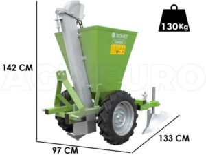 Planteuse de pommes de terre Bomet GEMINI à une rangée – roues en caoutchouc